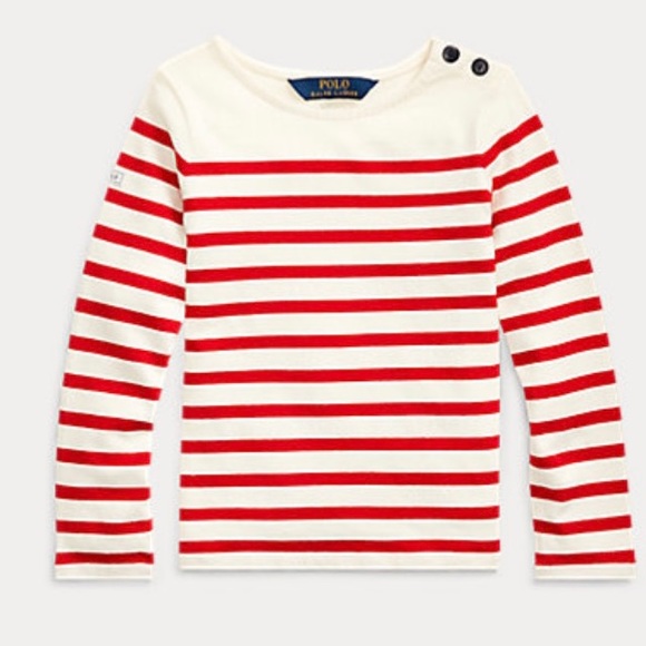 Polo Ralph Lauren Toddler Girls Striped Shirt NWT - Picture 1 of 8